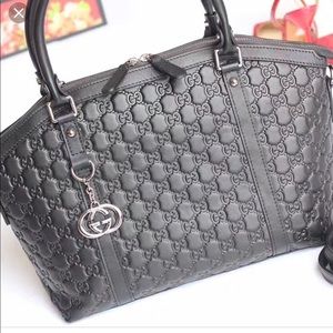Authentic Gucci leather Tote bag
